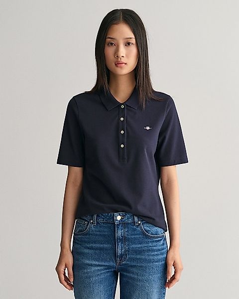 Gant Poloshirt SLIM SHIELD KA PIQUE POLO mit grafischer Logostickerei auf d günstig online kaufen