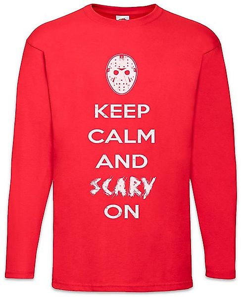 Urban Backwoods Langarmshirt Keep Calm And Scary On Langarm T-Shirt The Fri günstig online kaufen