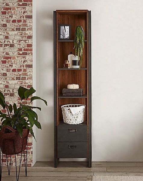 99rooms Hochschrank Delor (Standschrank, Standregal) mit Fächern und Schubl günstig online kaufen