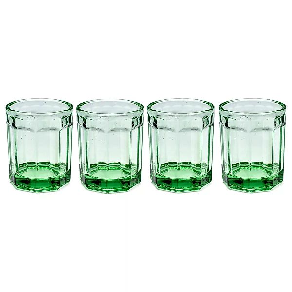 Glas Fish & Fish Medium glas grün / 22 cl - Serax - Grün günstig online kaufen