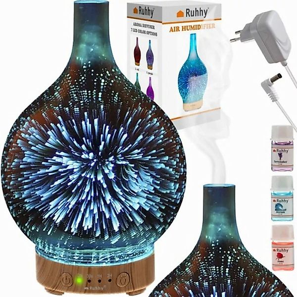 Ruhhy Luftbefeuchter Luftbefeuchter mit LED, Aromatherapie günstig online kaufen