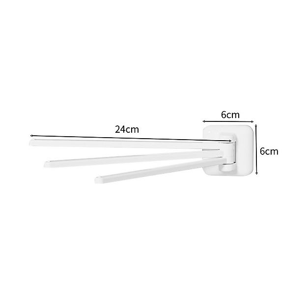 Creliv Handtuchhalter drehbar ohne Bohren – selbstklebend, platzsparend, fü günstig online kaufen