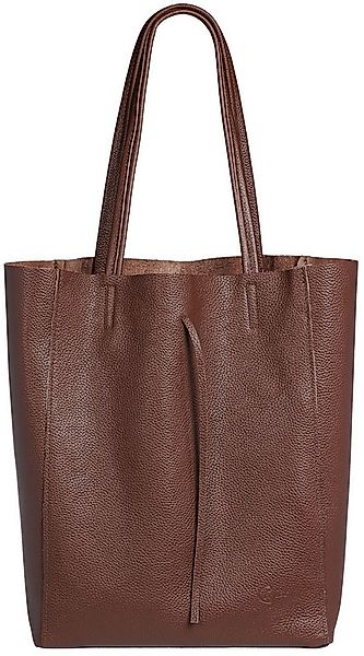 Caspar Schultertasche - Großer Damen Leder Shopper Tasche - CLASSIC LINE - günstig online kaufen
