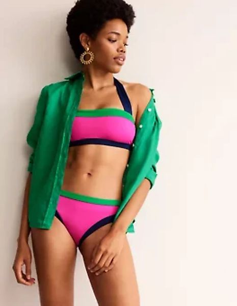 Santorini Bikinihose Damen Boden, Super Rosa Blockfarben günstig online kaufen
