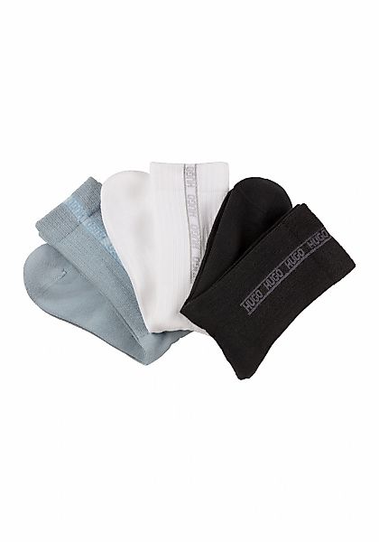 HUGO Underwear Socken "3P QS TONAL TAPE" Packung, 3 Stk. tlg. mit kontrastf günstig online kaufen