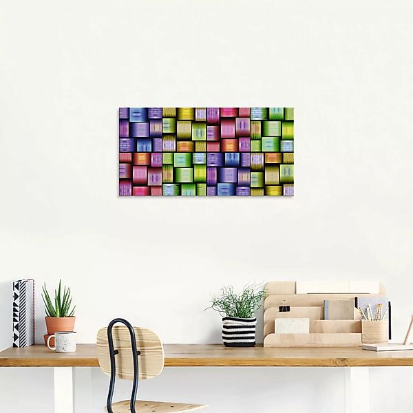 Artland Glasbild "Bunte Muster", Muster, (1 St.) günstig online kaufen