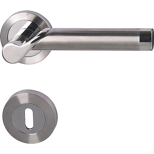 Alpertec Türgriff Alpertec BB-Rosettengarnitur Solid 1 Edelstahl günstig online kaufen