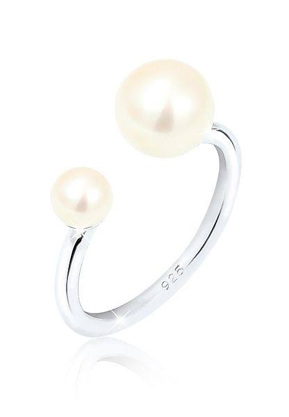 Elli Perlenring Süßwasserzuchtperle Modern 925 Silber günstig online kaufen
