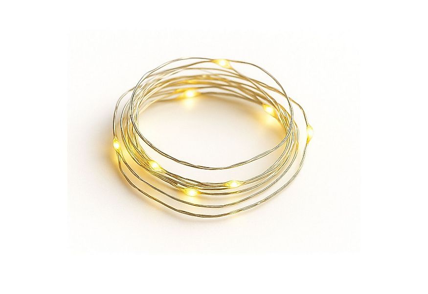 matches21 HOME & HOBBY LED-Lichterkette Mini Lichterkette 1 m, 20 LED Timer günstig online kaufen