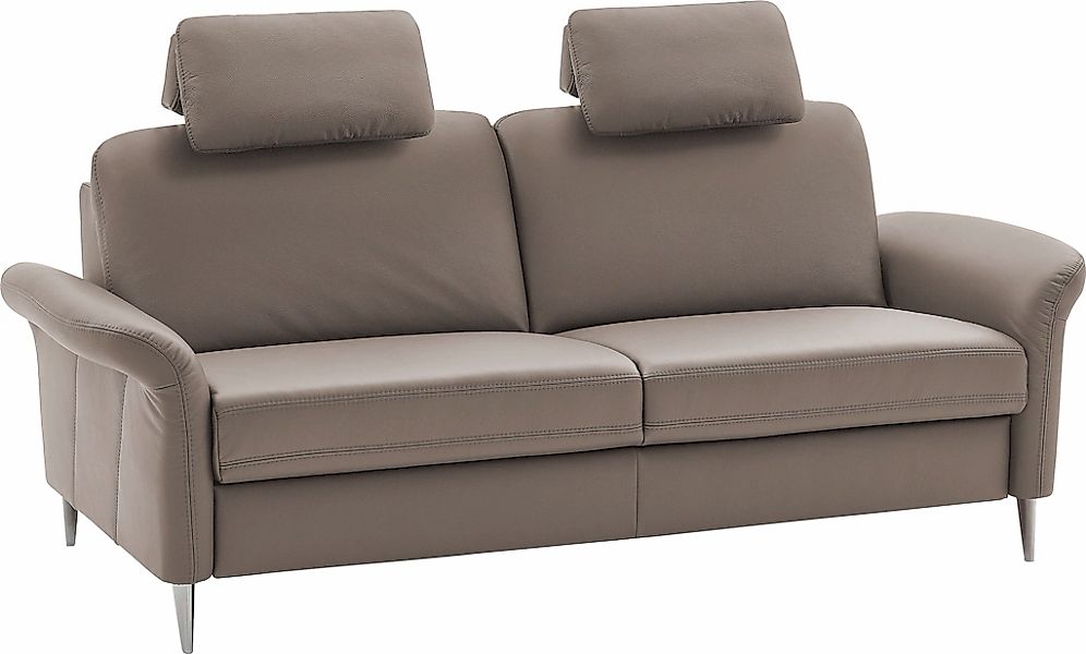 Die PlanBar 3-Sitzer "PN-EM23187, mit Kopfstützen" aus Echtleder, mit Feder günstig online kaufen