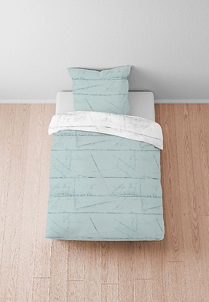 Biberna Wendebettwäsche "0614509" 2 Stk. tlg. feiner Glanz + weicher Griff, günstig online kaufen