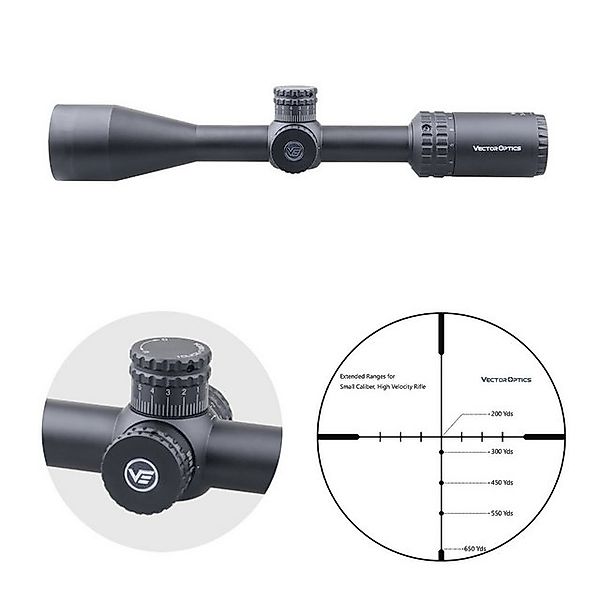 Vector Optics Vector Optics SCOM-30 Hugo 3-12x44SFP Zielfernrohr (Ideal für günstig online kaufen