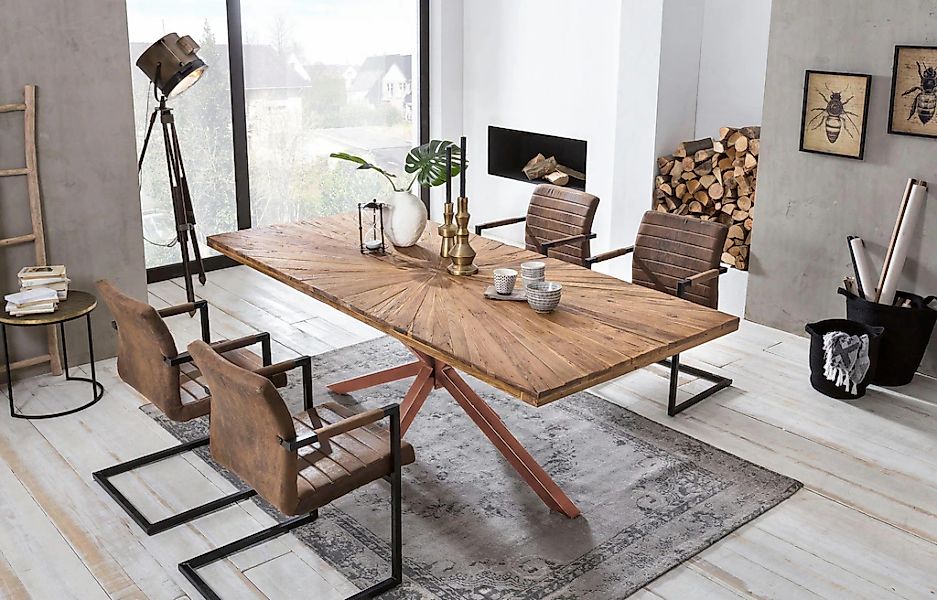 SIT Esstisch "Tops&Tables" aus recyceltem Altholz Teak günstig online kaufen