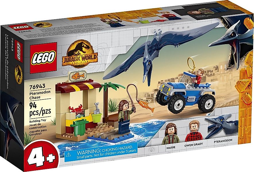 LEGO® LEGO® Jurassic World 76943 Pteranodon-Jagd Konstruktionsspielsteine, günstig online kaufen