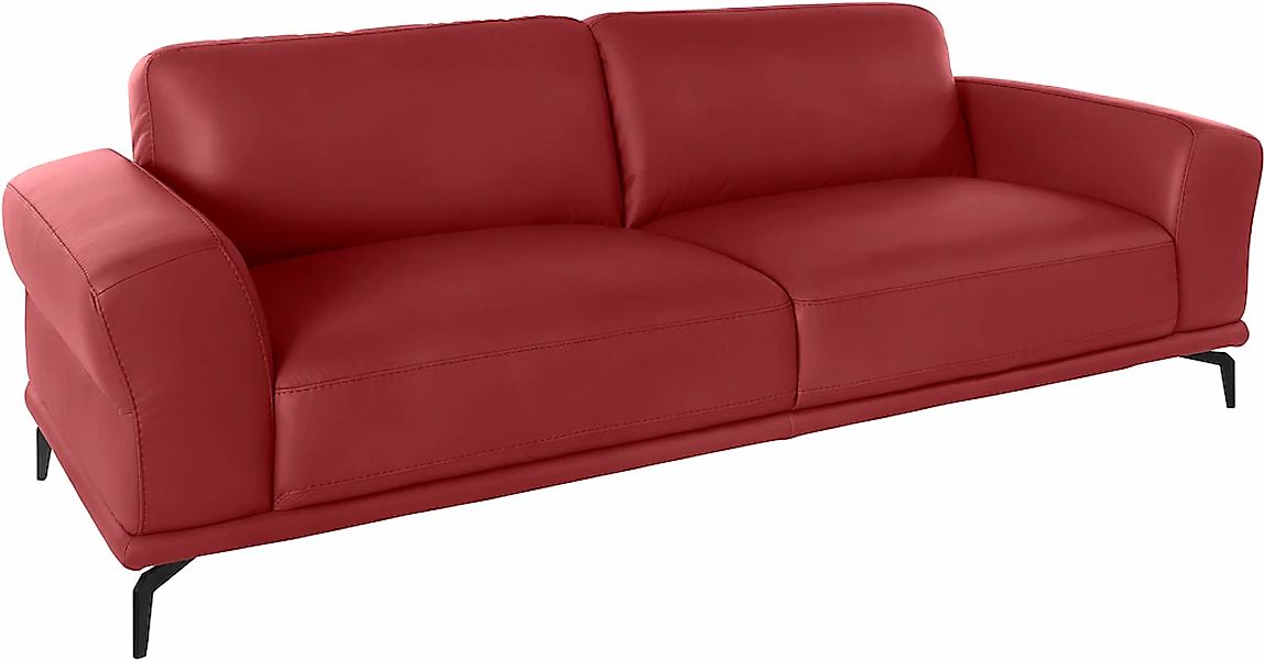 W.SCHILLIG 2,5-Sitzer »montanaa« mit Metallfüßen in Schwarz pulverbeschicht günstig online kaufen