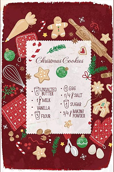 queence Metallbild "Christmas Cookies", (1 St.) günstig online kaufen