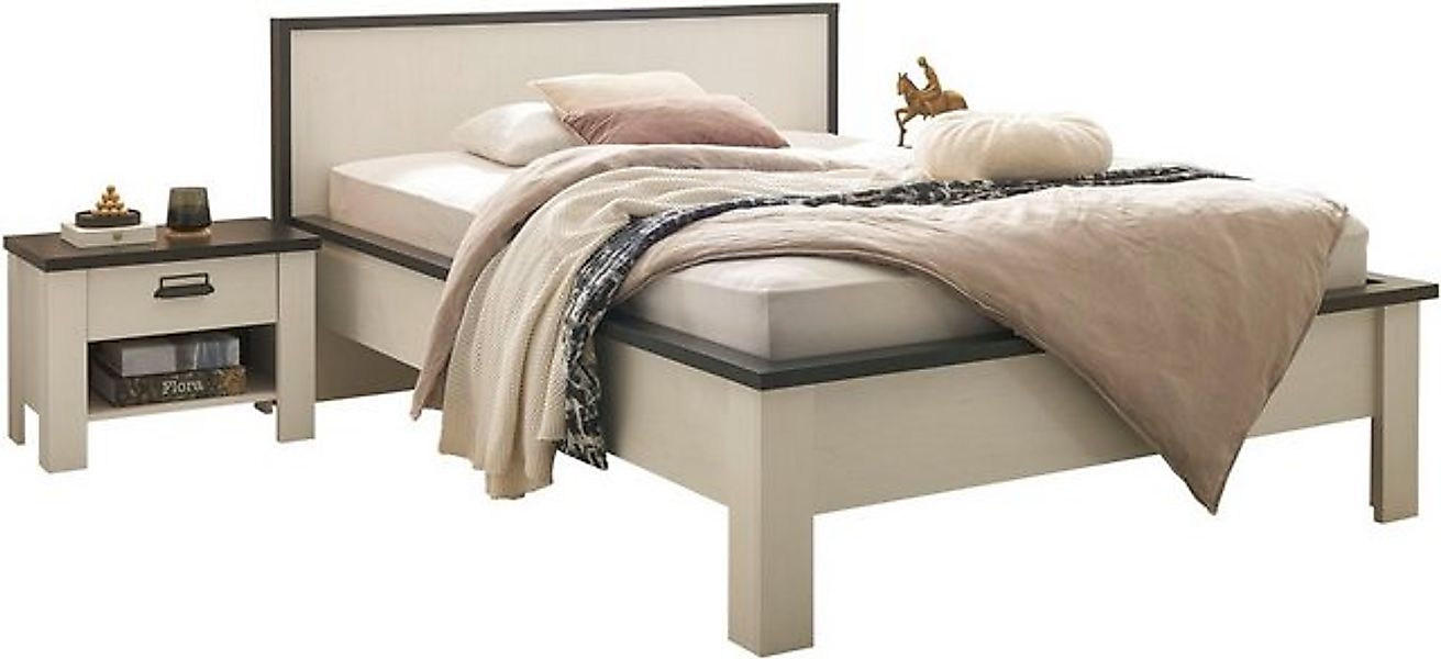 Home affaire Bettanlage SHERWOOD, (3-tlg), Liegefläche Bett 140x200cm, 2 Na günstig online kaufen
