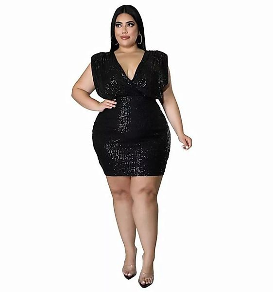 FIDDY Strickkleid Sexy Tank-Top-Kleid für Damen in Übergröße günstig online kaufen