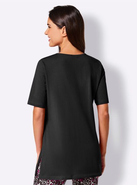 feel good Rundhalsshirt "Longshirt" 1 Stk. tlg. günstig online kaufen