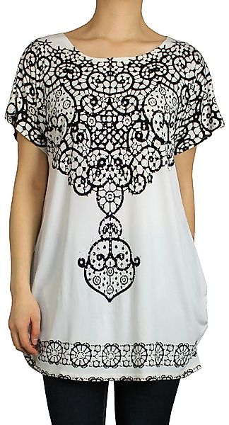 dy_mode Longshirt Damen Longshirt Lässiges Kurzarm günstig online kaufen