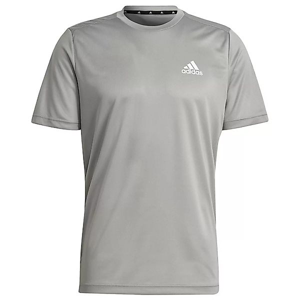 Adidas Pl Kurzarm T-shirt M Mgh Solid Grey / White günstig online kaufen