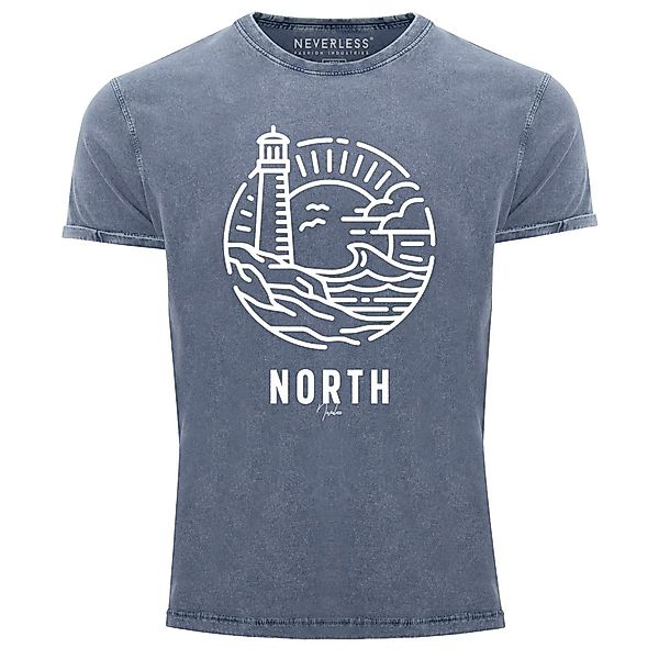 Neverless Print-Shirt Neverless® Herren T-Shirt Vintage günstig online kaufen