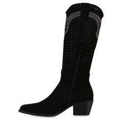 VAN HILL 841580 Cowboystiefel Damen Cowboystiefel günstig online kaufen