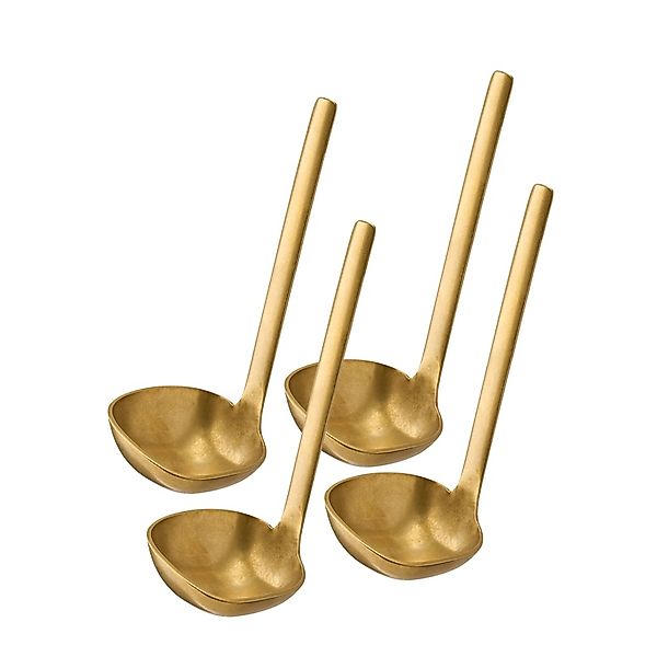 APS Schöpflöffel "BULQ, Löffel aus 18/8 Edelstahl, im 4er Set" Fassungsverm günstig online kaufen