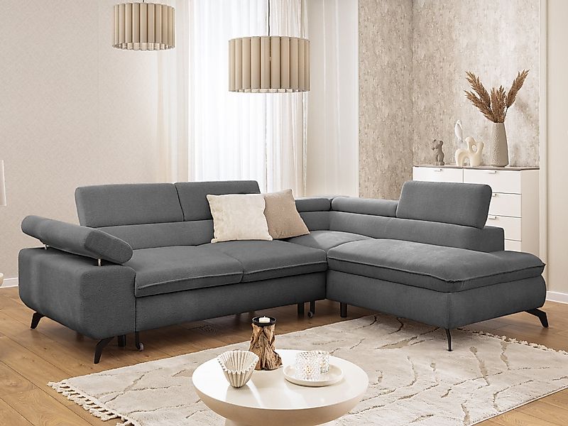 S-Style Möbel Ecksofa Bonnie mit Schlaffunktion günstig online kaufen