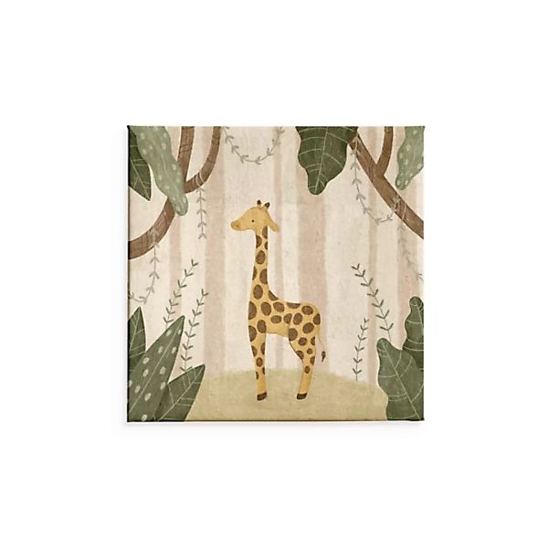 Kunstdruck Wanddekoration Wandbilder Aus Kork "Giraffe Im Dschungel" günstig online kaufen