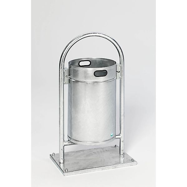 PROREGAL Robuster Rohrbogenständer Für Abfälle Mit Bodenplatte 60 Liter HxB günstig online kaufen