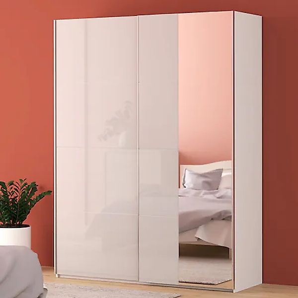 FORTE Schwebetürenschrank, Höhe 2,35 mtr, stehende Montage, Spiegel günstig online kaufen