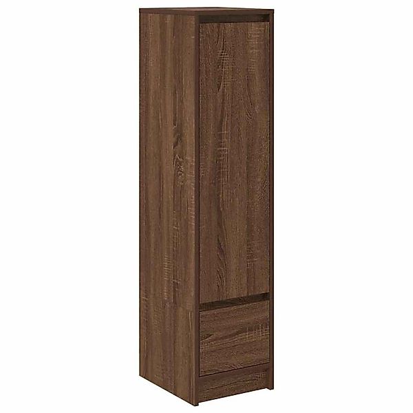 vidaXL Highboard Braun Eichen-Optik 29,5x34x119,5 cm Holzwerkstoff 861658 günstig online kaufen