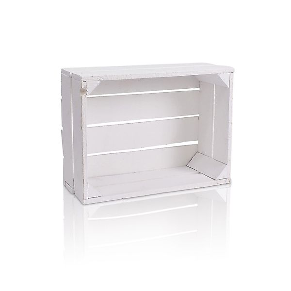 CHICCIE Holzkiste Regale Weiß 38x28x15cm - günstig online kaufen