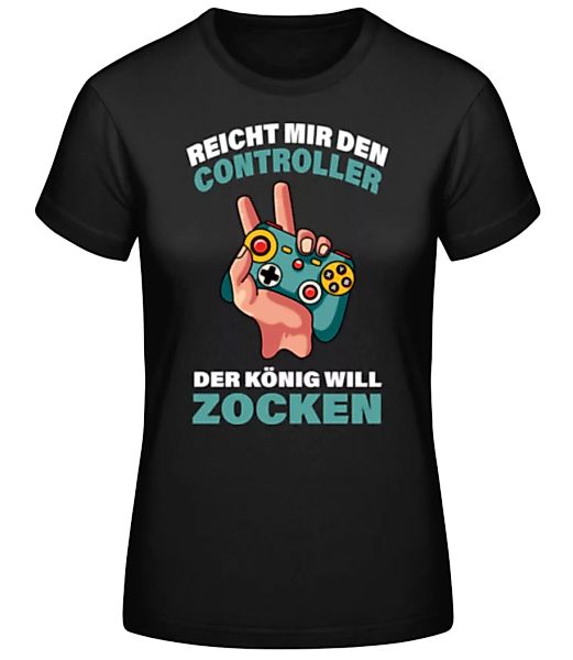 König Will Zocken · Frauen Basic T-Shirt günstig online kaufen