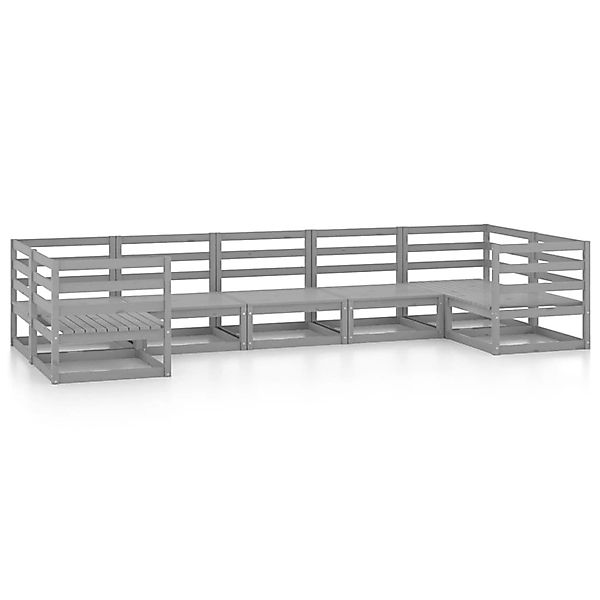 vidaXL 7-Tlg Garten-Lounge-Set Massivholz Kiefer 3076251 günstig online kaufen