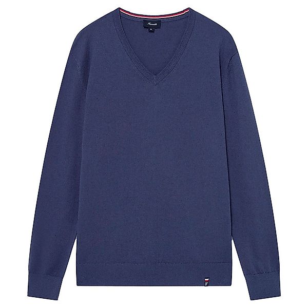 FaÇonnable Cashmere 30/2 1 Ply Sngl Jy 14gg V-ausschnitt Sweater M Dark Any günstig online kaufen