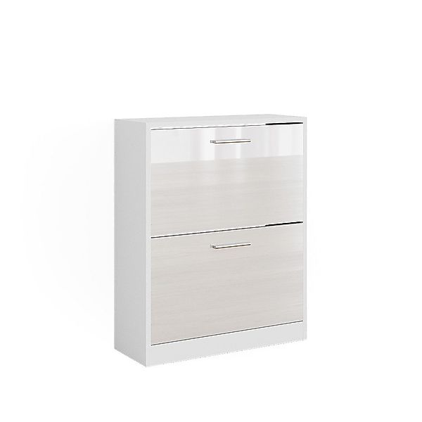 Vicco Schuhschrank Gizmo, Weiß Hochglanz/Weiß, 59 günstig online kaufen