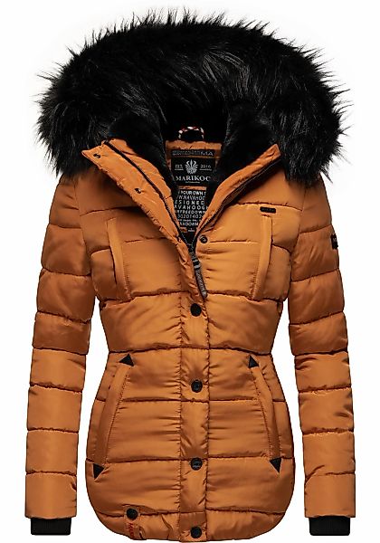 Marikoo Steppjacke "Lotusblüte" mit Kapuze hochwertige Winter Jacke mit edl günstig online kaufen