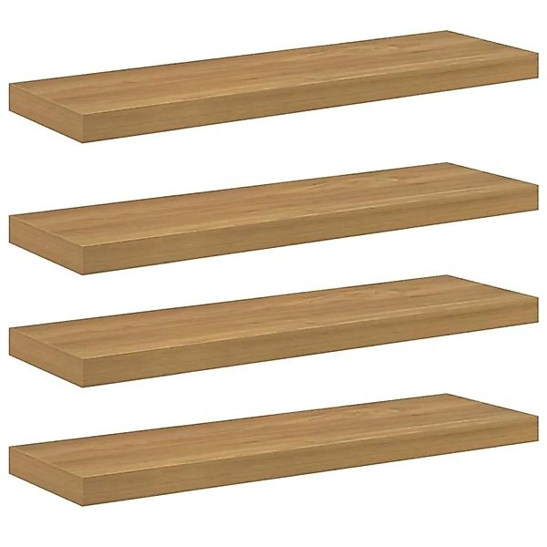 vidaXL Wandregal 4 Stk Braun 90 x 23,5 x 4 cm Holzwerkstoff 42019955 günstig online kaufen