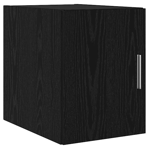 vidaXL Wandschrank Wandmontiert Schwarz Eichen-Optik 30 x 42,5 x 40 cm 8691 günstig online kaufen