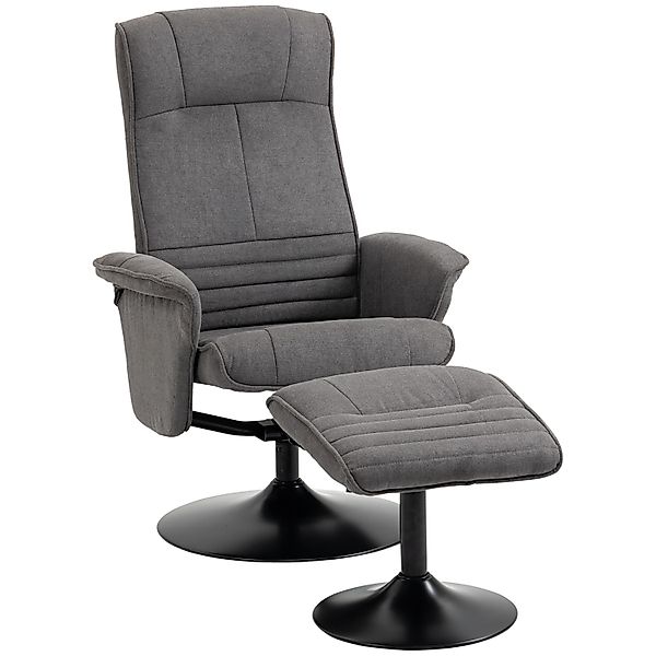 HOMCOM Relaxsessel Relaxstuhl mit Fußhocker, verstellbare günstig online kaufen