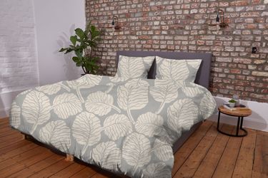 SENSE EIGHT Bettwäsche GIANT LEAVES, Mako-Satin, günstig online kaufen