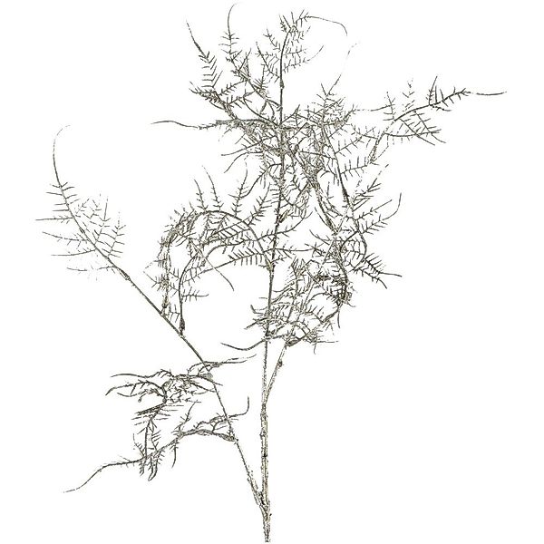 Kunstblume Farnzweig Kunstzweig Dekopflanze Kunststoff silber günstig online kaufen