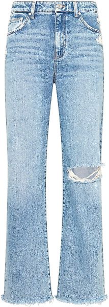 Mavi Straight-Jeans "BARCELONA", mit ausgefranster Kante am Beinabschluss günstig online kaufen