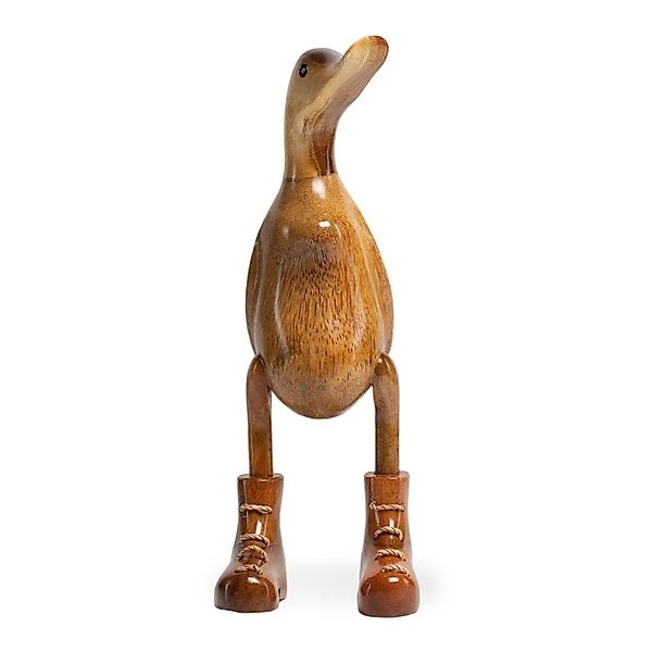 Rikmani Dekofigur Holzfigur Ente Stiefel - günstig online kaufen