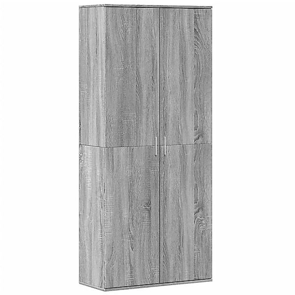 vidaXL Fächerschrank Highboard Grau Sonoma 80x35x180 cm Holzwerkstoff (1-St günstig online kaufen