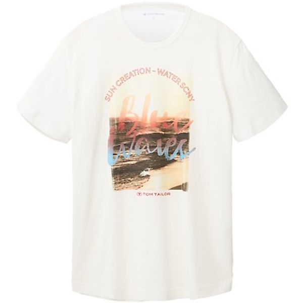 Tom Tailor  T-Shirt T-Shirt Kurzarmshirt mit Rundhalsausschnitt und Foto-Pr günstig online kaufen