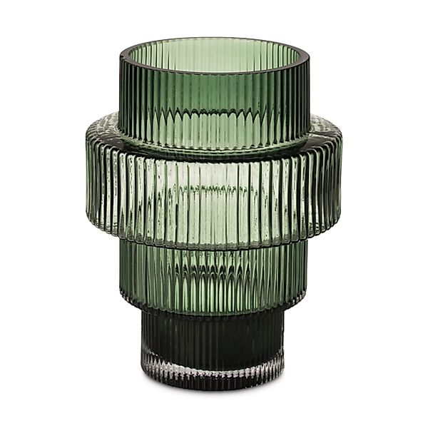 pols potten - Steps Kerzenhalter - grün/H x Ø 15x12cm günstig online kaufen
