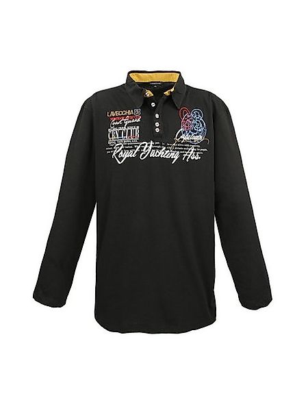 Lavecchia Langarm-Poloshirt Lavecchia Herren Langarmshirt LV-606 (Black, 7X günstig online kaufen